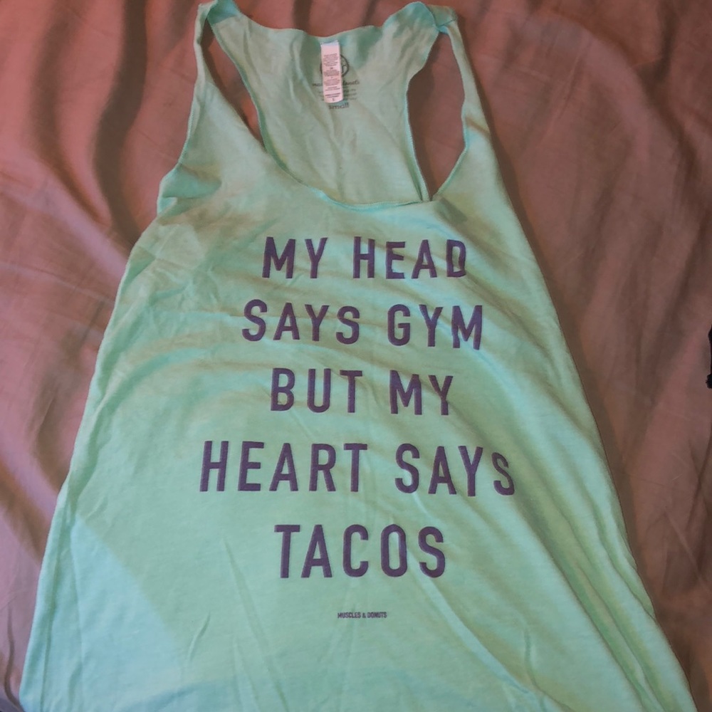 Muscle and donuts tank 🍩